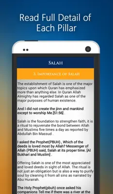 Islamic Pillars android App screenshot 0