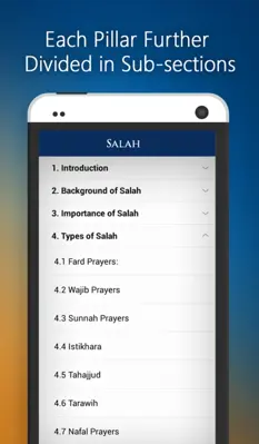 Islamic Pillars android App screenshot 1